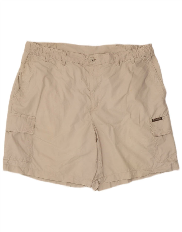 Columbia Herren Cargoshorts W38 XL Weiße Baumwolle
