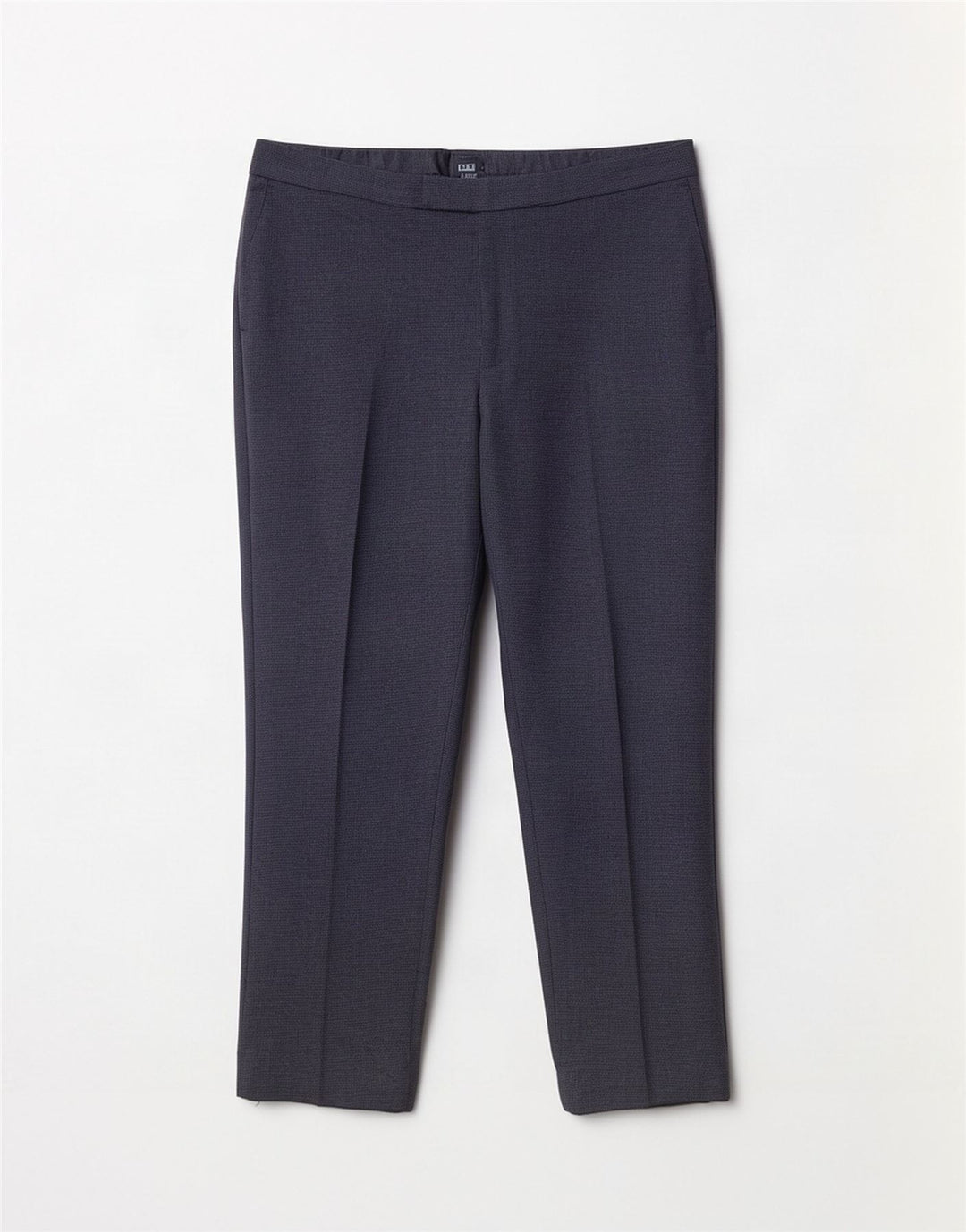 Gerade Herren-Anzughose von Marks & Spencer, W40, L29, Marineblau mit Hahnentrittmuster