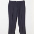 Gerade Herren-Anzughose von Marks & Spencer, W40, L29, Marineblau mit Hahnentrittmuster