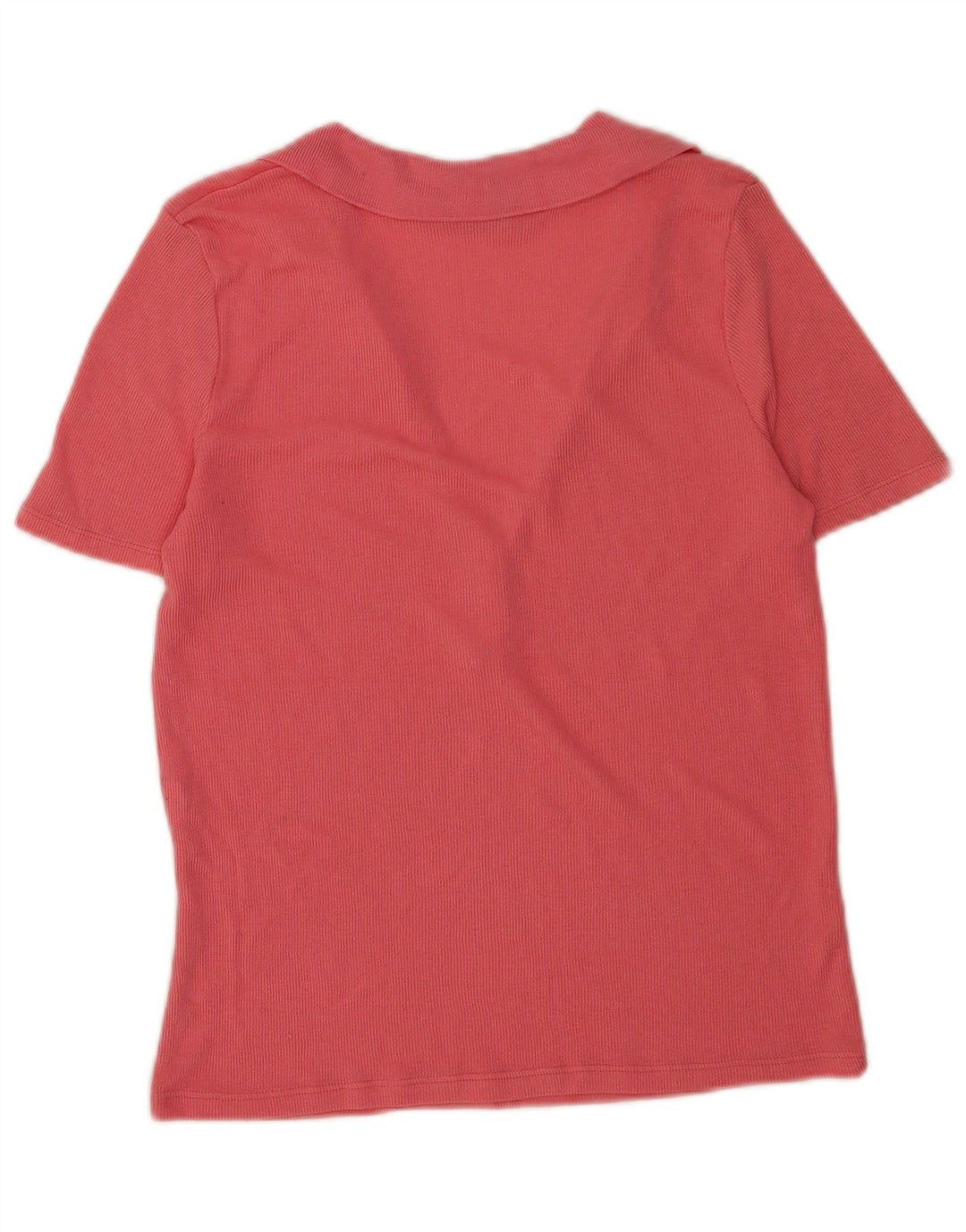 Zara Damen Poloshirt UK 14 Mittelrosa