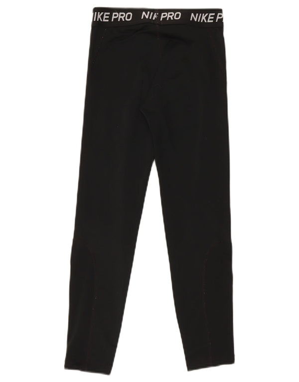 NIKE Mädchen-Leggings mit Grafik, 9–10 Jahre, Schwarz