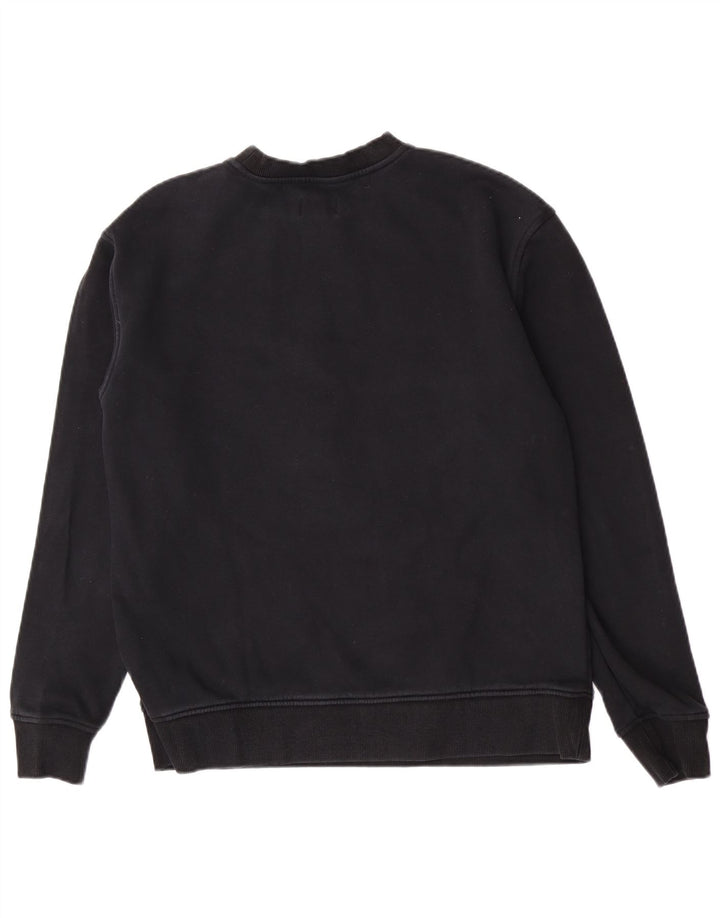 Tommy Hilfiger Damen-Sweatshirt mit normaler Passform, mittlere schwarze Baumwolle