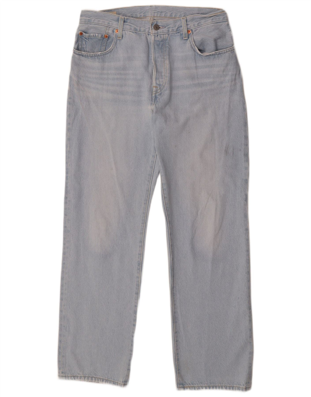 Levi's Herren 501 Straight Jeans W29 L30 Blaue Baumwolle