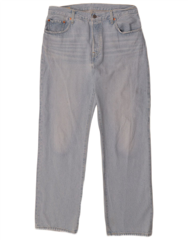 Levi's Herren 501 Straight Jeans W29 L30 Blaue Baumwolle