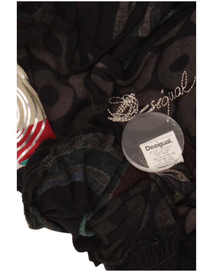 DESIGUAL Damen Cami Top UK 12 Medium Mehrfarbig Geometrisch