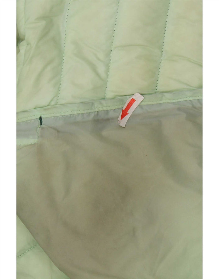 Mountain Warehouse Wattierte Damenjacke mit Kapuze, UK 14, mittelgrünes Nylon
