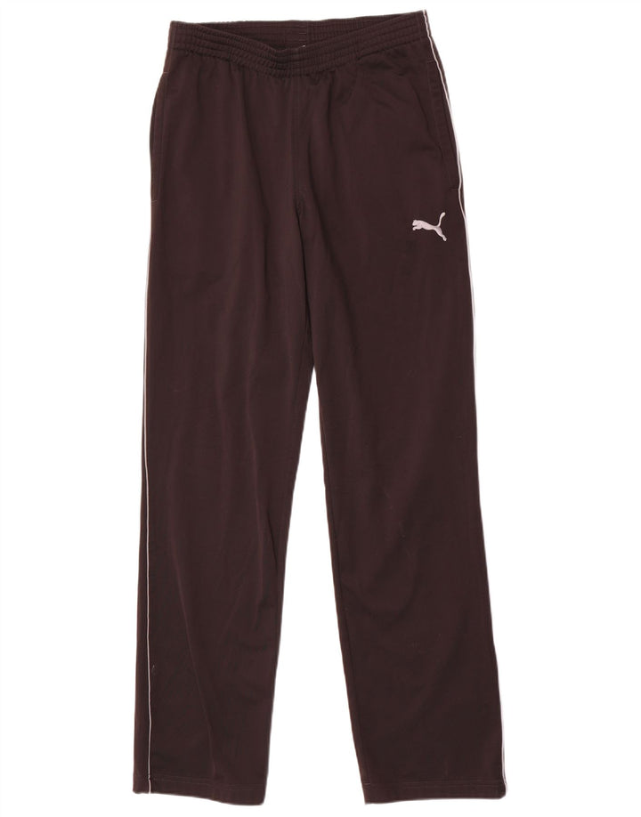 Puma Herren-Trainingshose, klein, braunes Farbblock-Polyester