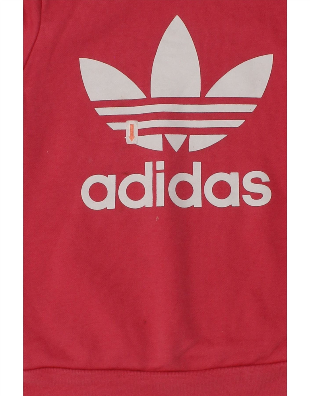 ADIDAS Girls Graphic Sweatshirt Jumper 2-3 Years Pink Cotton | Vintage Adidas | Thrift | Second-Hand Adidas | Used Clothing | Messina Hembry 