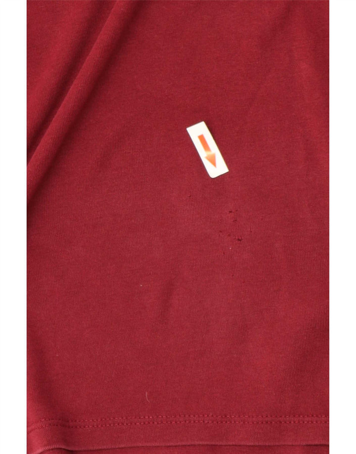 Zara Damen Top 3/4 Ärmel UK 18 XL Rot