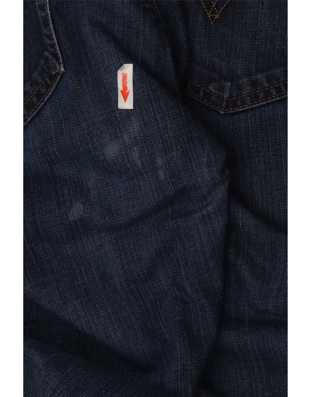 Levi's Herren 758 Distressed Straight Jeans W32 L32 Marineblaue Baumwolle