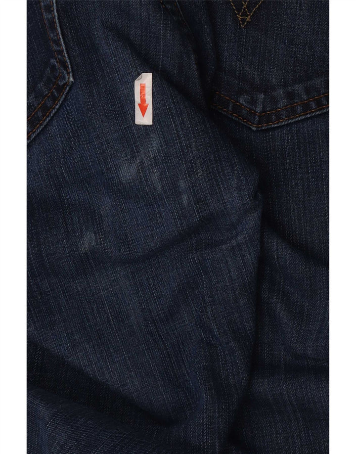 Levi's Herren 758 Distressed Straight Jeans W32 L32 Marineblaue Baumwolle