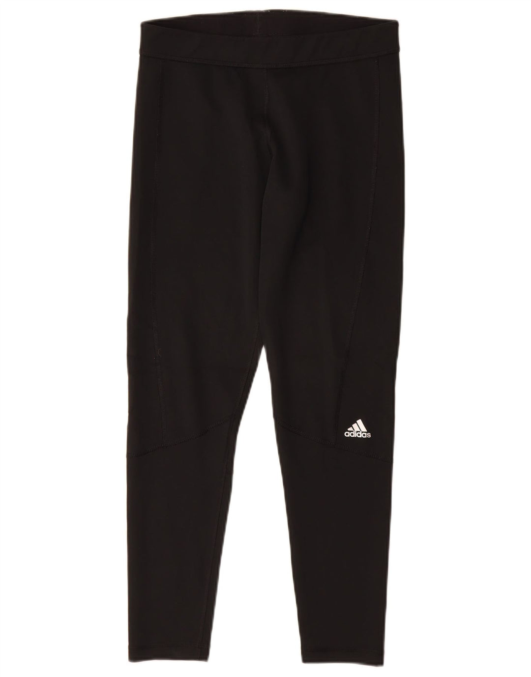 Adidas Damen Climalite Leggings UK 8 Small Schwarz