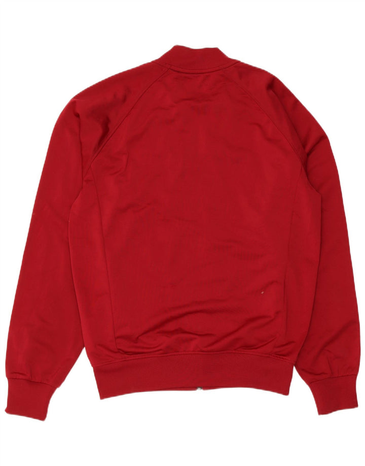 Adidas Herren-Trainingsanzug-Top-Jacke, mittelbraunes Polyester
