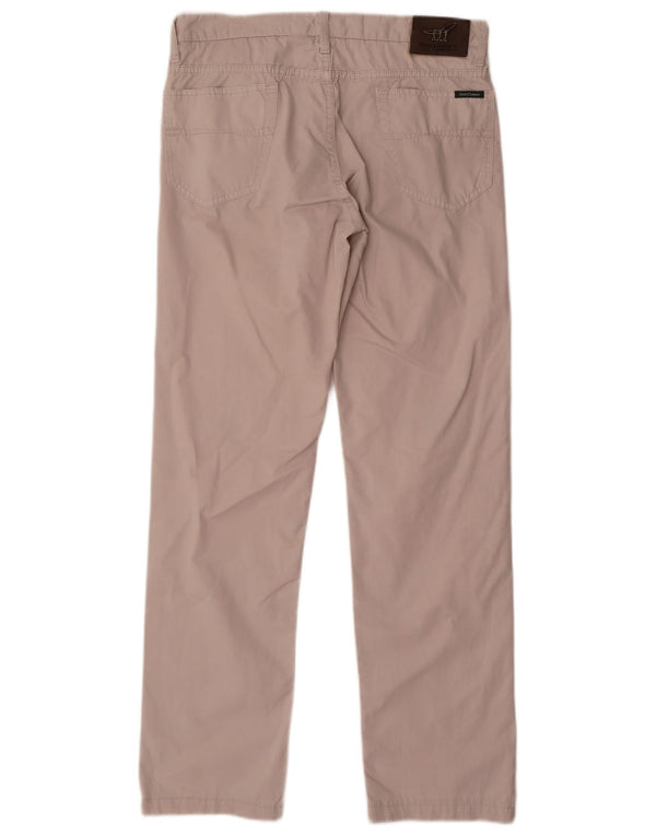 Henry Cottons Herren-Freizeithose, gerade, W32, L31, Beige, Baumwolle