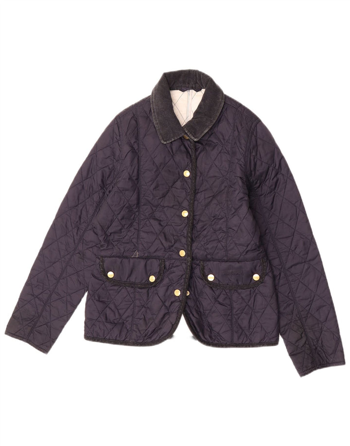 Barbour Steppjacke für Mädchen, 10–11 Jahre, groß, marineblau, Polyamid