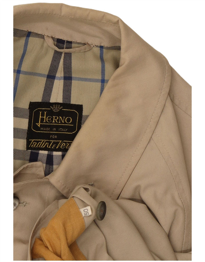 Herno Herren Trenchcoat IT 50 Large Beige