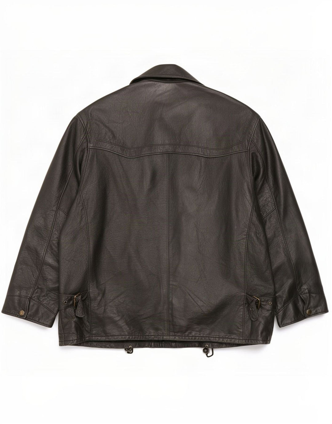 Vintage Herren Lederjacke UK 42 XL Schwarz