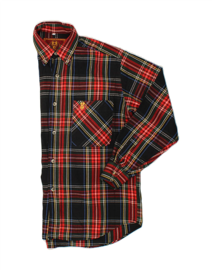 VINTAGE Mens Shirt Large Red Check Vintage Vintage and Second-Hand Vintage from Messina Hembry 