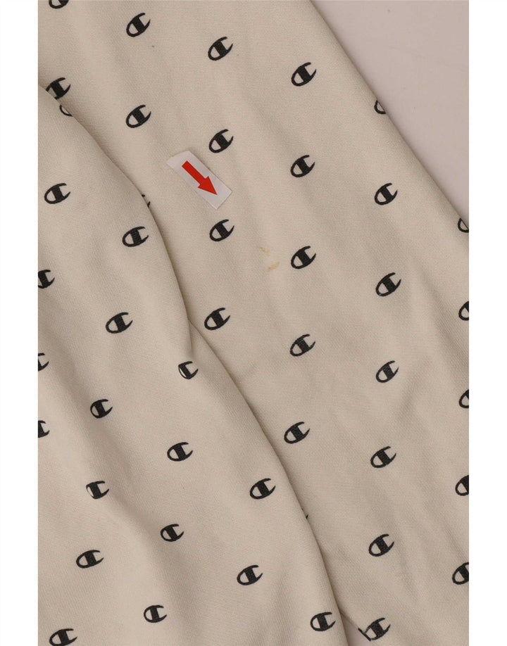 Champion Sweatshirt mit Grafik für Jungen, 11–12 Jahre, Größe L, weiß gepunktet