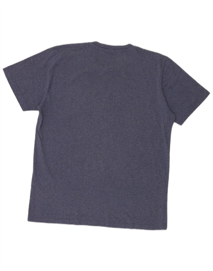 North Sails Herren-T-Shirt, groß, marineblau gesprenkelte Baumwolle