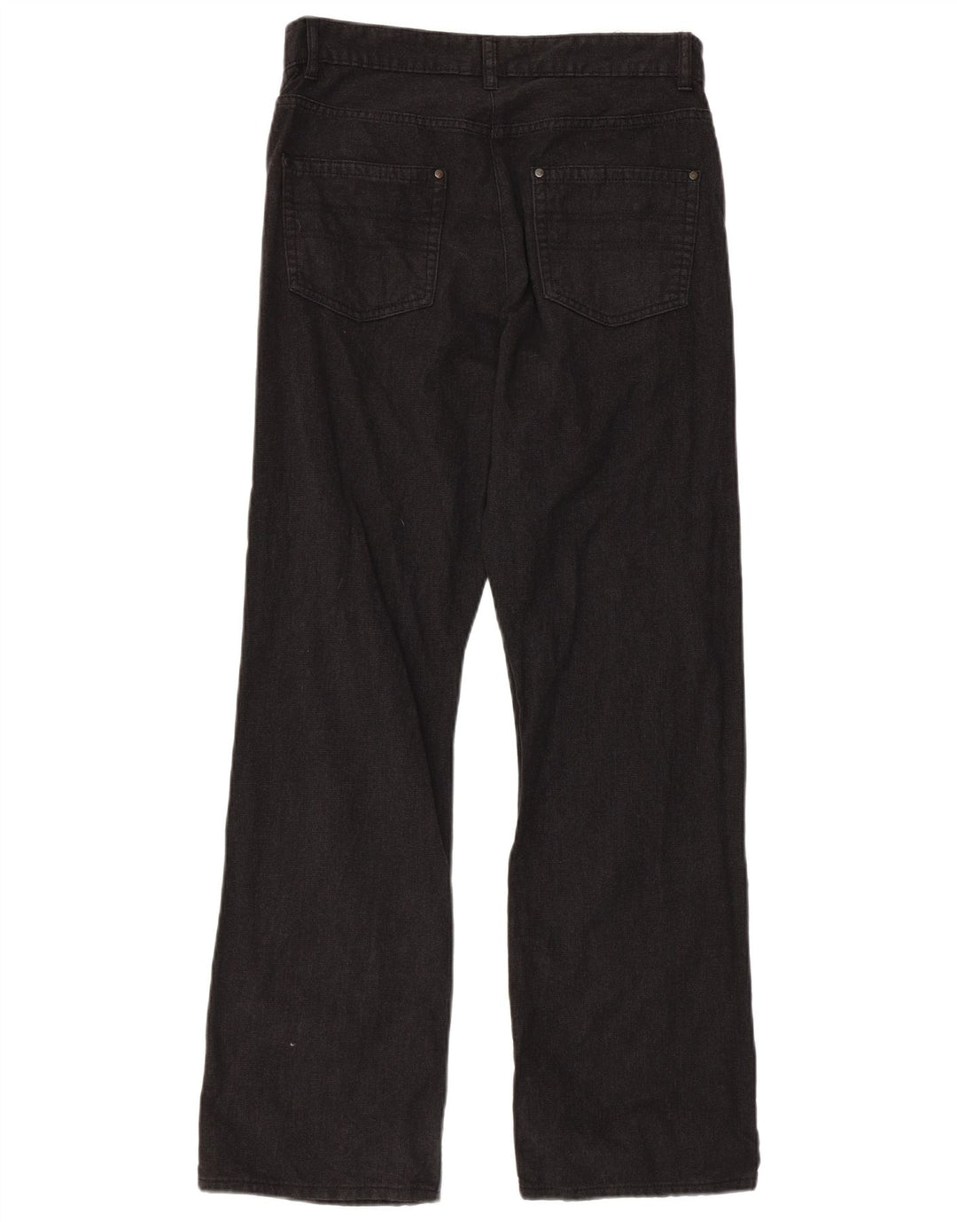 JAEGER Mens Straight Casual Trousers W32 L31 Black