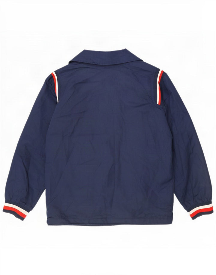 Nike Herren Grafik-Trainingsanzug-Oberteil, mittleres Marineblau, Farbblock
