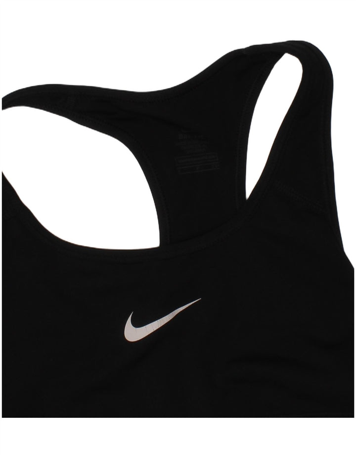 Nike Damen Sport-BH-Top, Größe S, Schwarz, Sport
