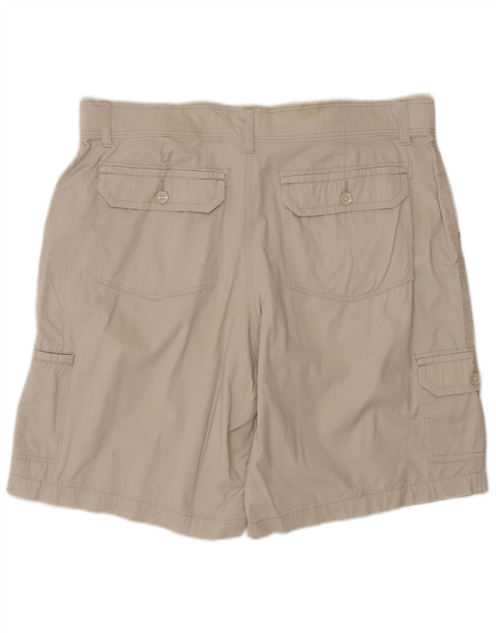 Lee Damen Cargoshorts US 16 2XL W36 Beige Baumwolle