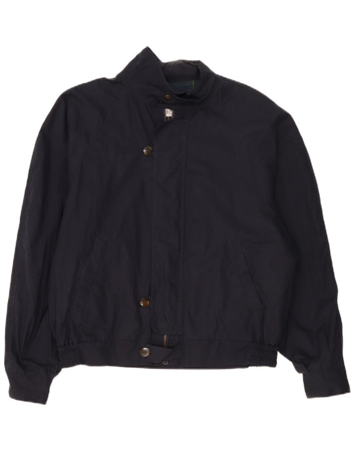 Urbis Herren Bomberjacke IT 52 XL Marineblau Baumwolle