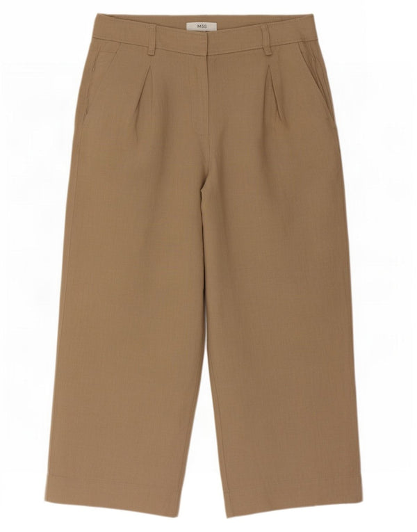 Marks & Spencer Damen Pegged Chino Hose UK 12 Medium W32 L28 Beige