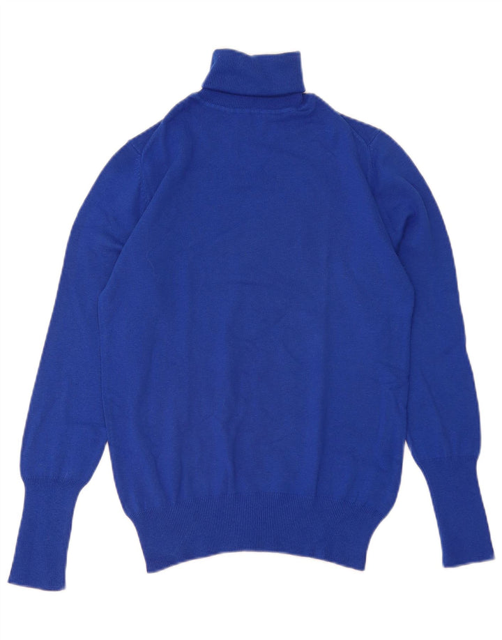 Rollkragenpullover für Damen von Zara, Gr. 14, Blau