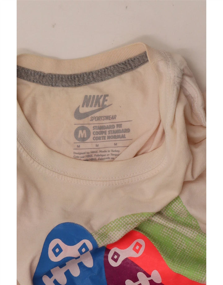 Nike Herren-T-Shirt mit Standard-Passform und Grafik, Mittelweiß