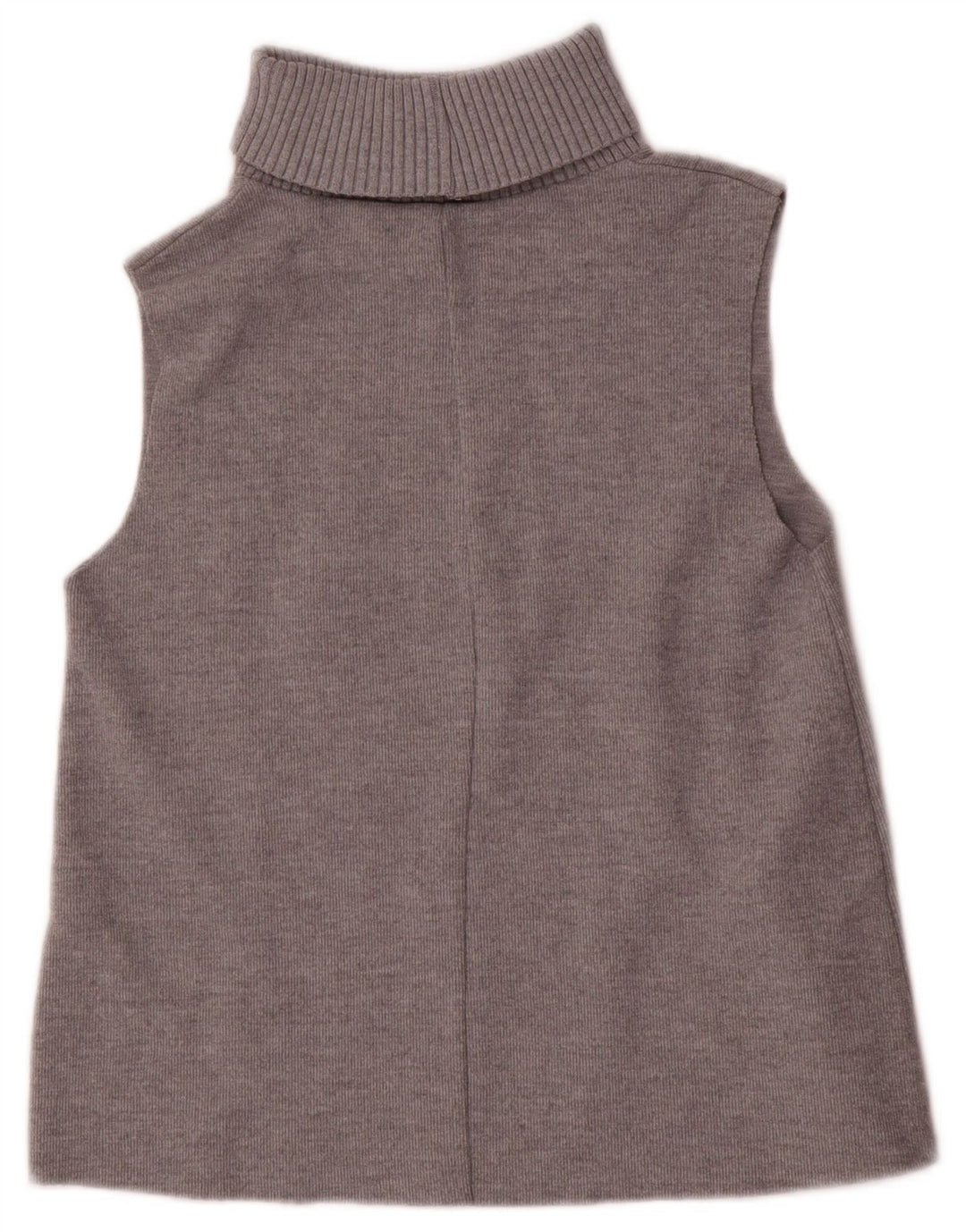 Zara Damen Weste Tank Top UK 10 Small Grau Polyester