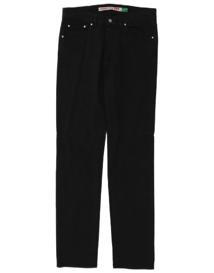 CARRERA Herren 700 Regular Straight Jeans W32 L35 Schwarze Baumwolle