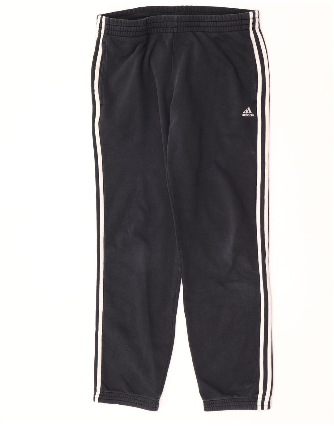 Adidas Herren-Trainingshose, Jogginghose, groß, marineblau, Baumwolle