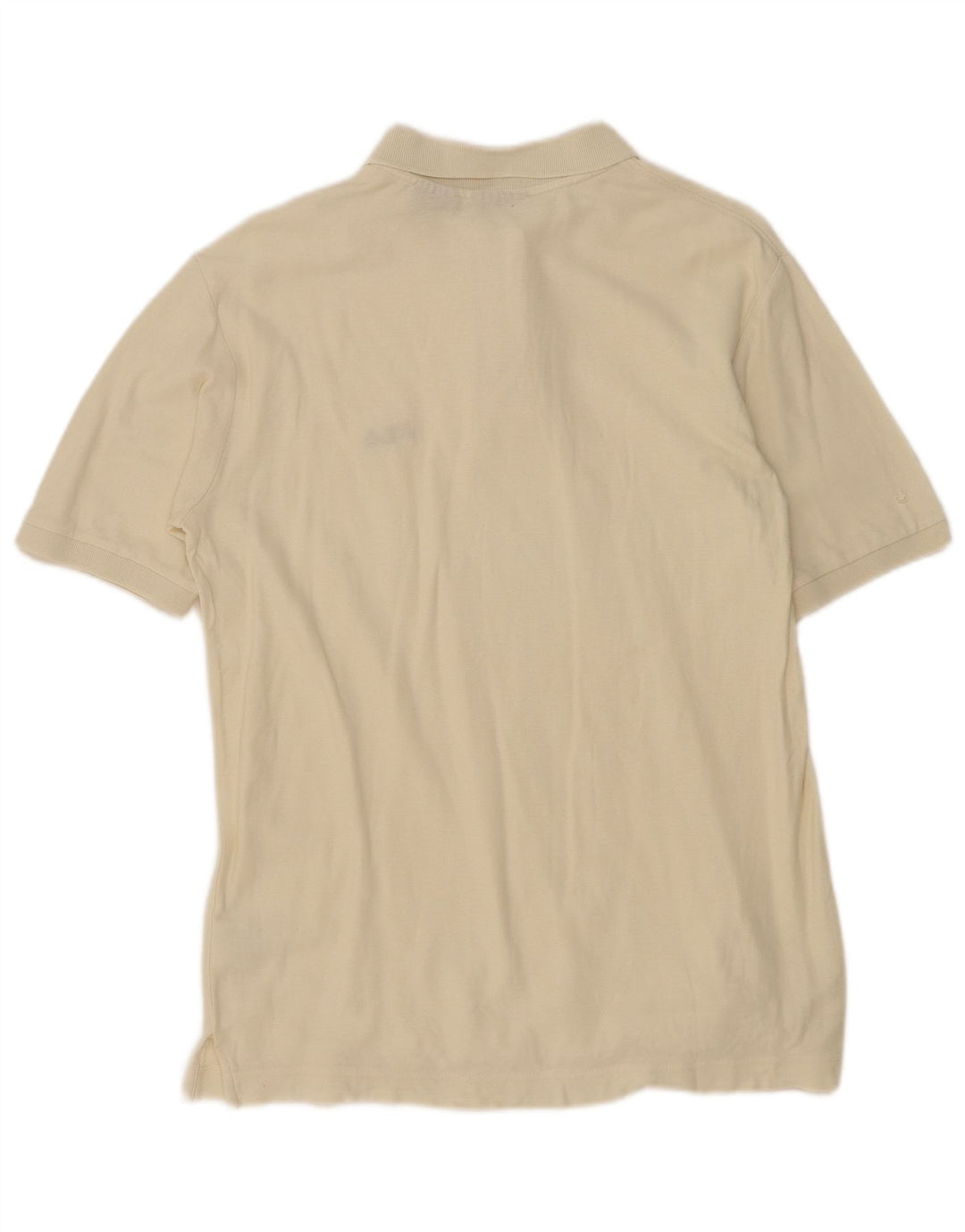 Fila Herren-Poloshirt, Größe S, cremefarbene Baumwolle
