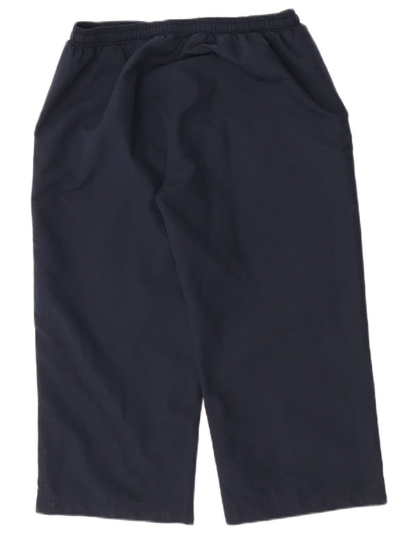 Reebok Damen Capri-Trainingshose, Gr. 10, Größe S, Marineblau, Sport