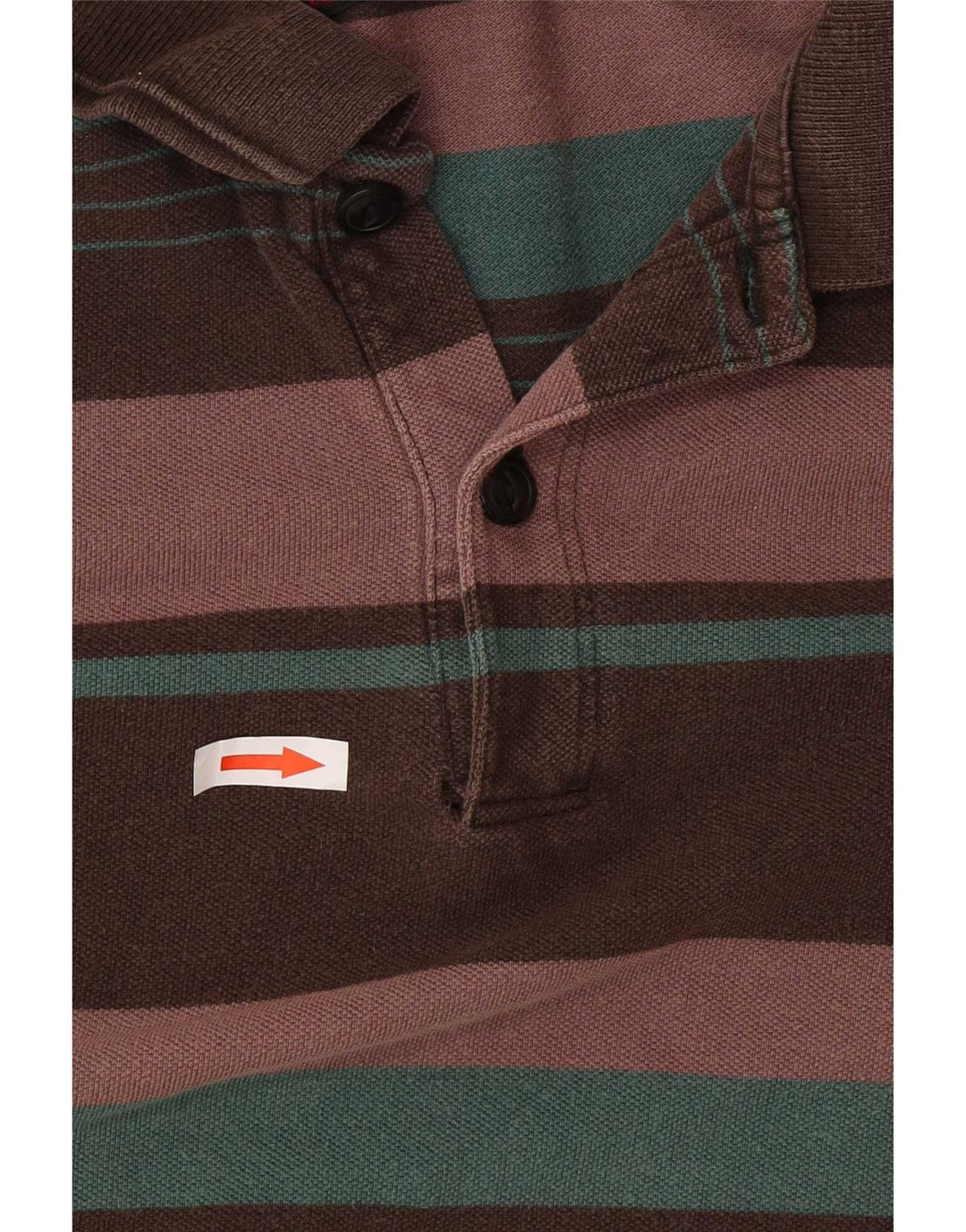 Levi's Herren-Langarm-Poloshirt, mittelgroß, mehrfarbig gestreift