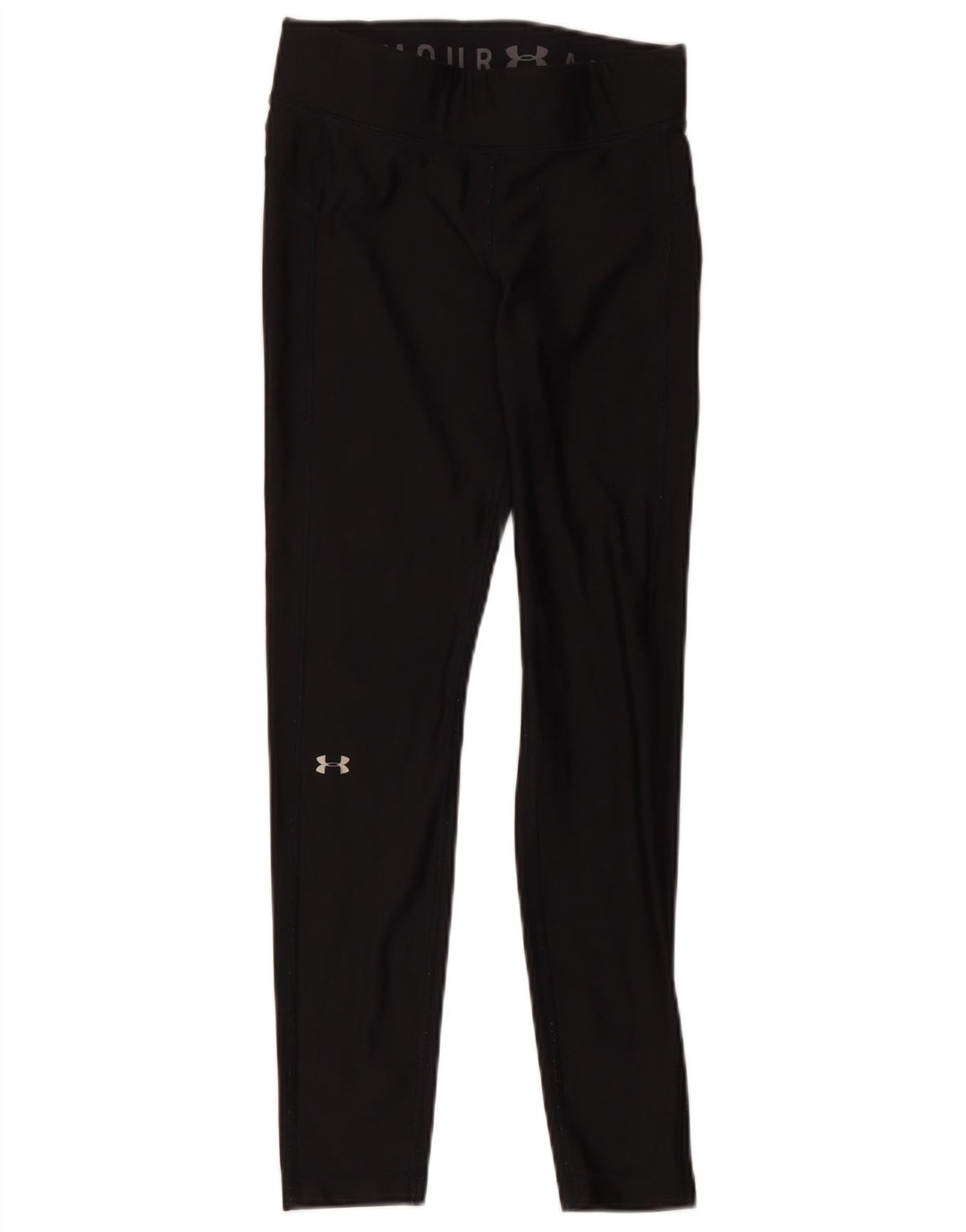 Under Armour Damen Heat Gear Leggings UK 12 Medium Schwarz