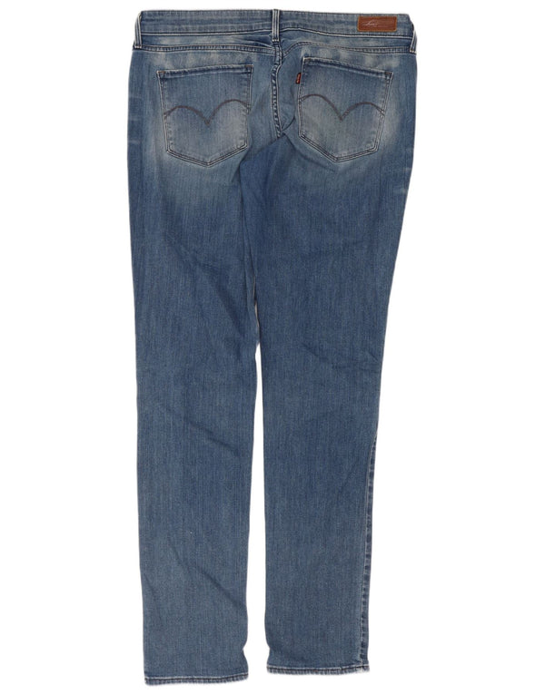 Levi's Damen Demi Curve Low Waist Skinny Jeans W31 L34 Blaue Baumwolle