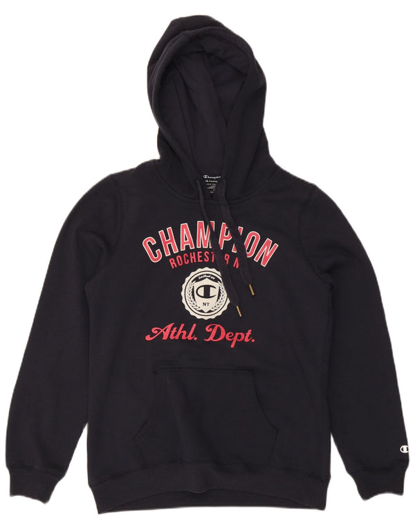 CHAMPION Mädchen NY Rochester Graphic Hoodie Pullover 11-12 Jahre Marineblau