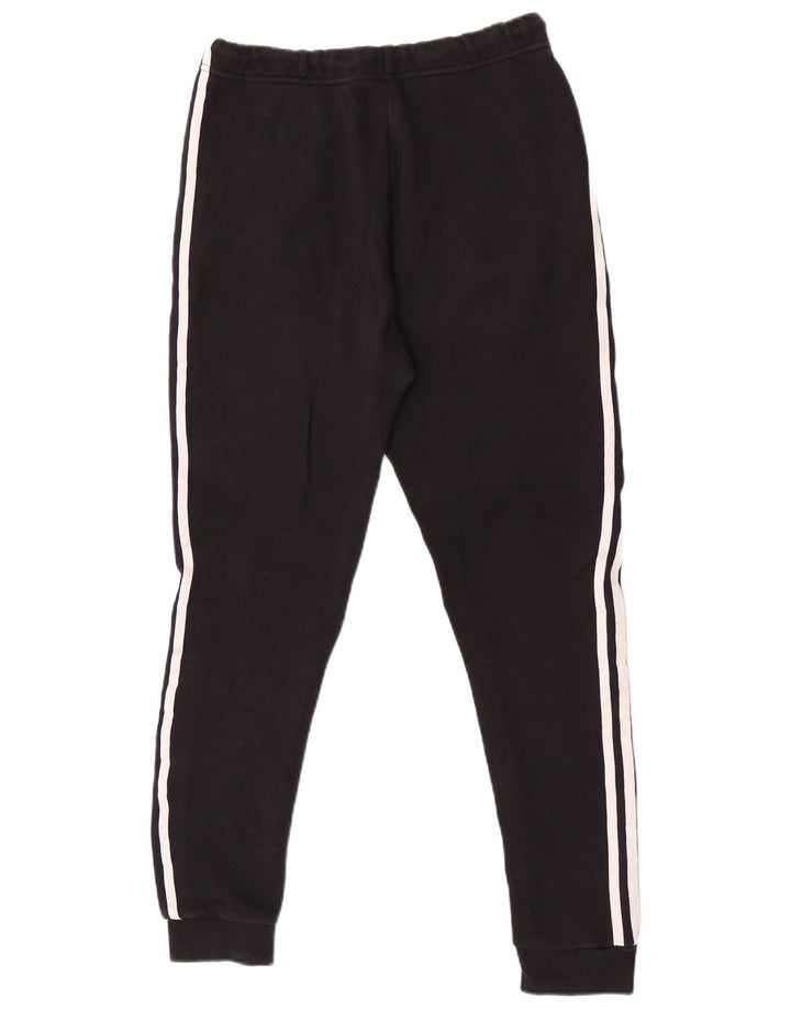 Adidas Damen Trainingshose Jogger UK 12 Mittelschwarze Baumwolle