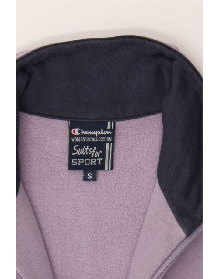 CHAMPION Womens Tracksuit Top Jacket UK 10 Small Purple Vintage Champion and Second-Hand Champion from Messina Hembry 