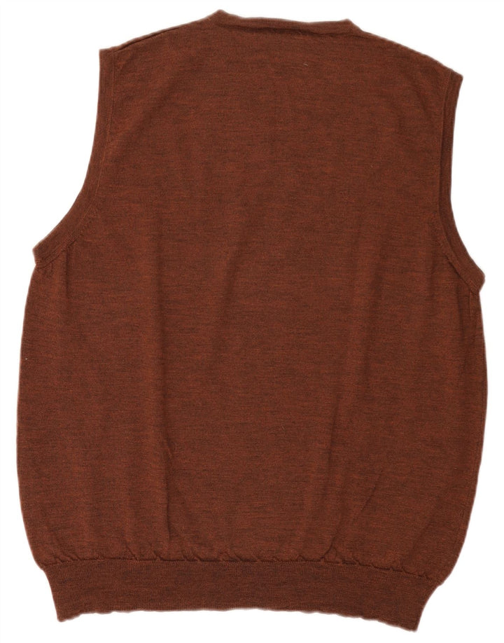 MAYSER Herren Weste Tank Top IT 56 XL Braune Wolle
