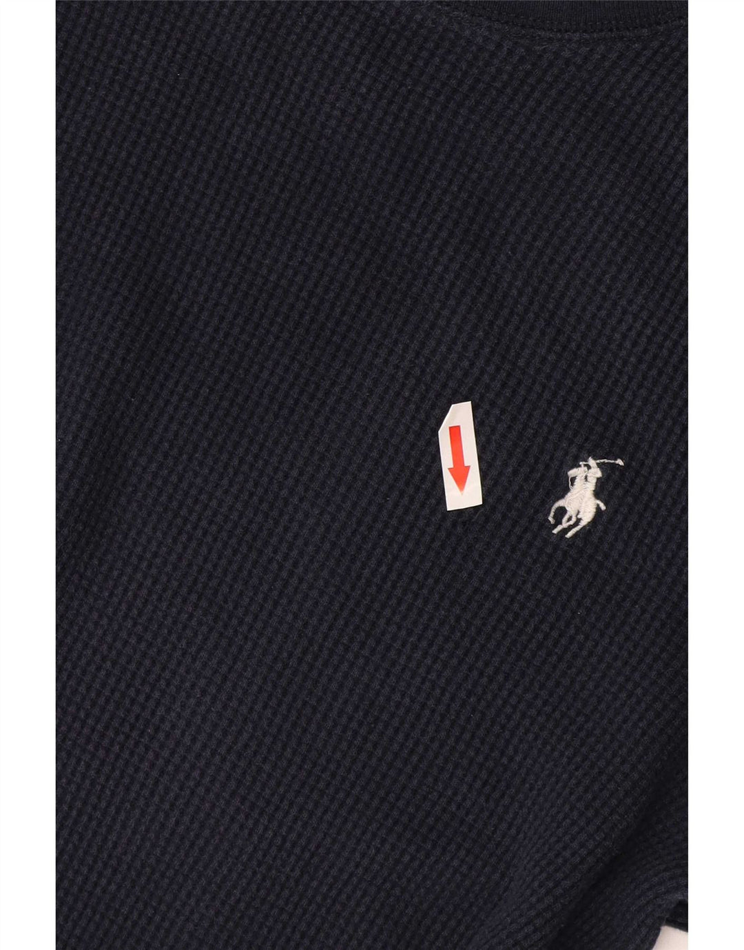 Polo Ralph Lauren Herren-Oberteil, langärmelig, mittelblau, Baumwolle