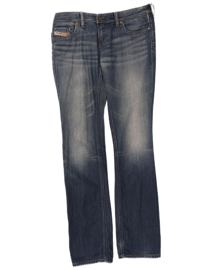 Diesel Damen Bootcut-Jeans W30 L34 Blau