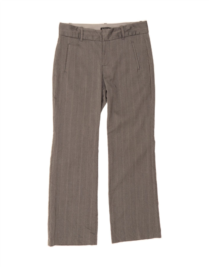 DOCKERS Womens Casual Trousers US 8 Medium W32 L29 Grey Herringbone Vintage Dockers and Second-Hand Dockers from Messina Hembry 