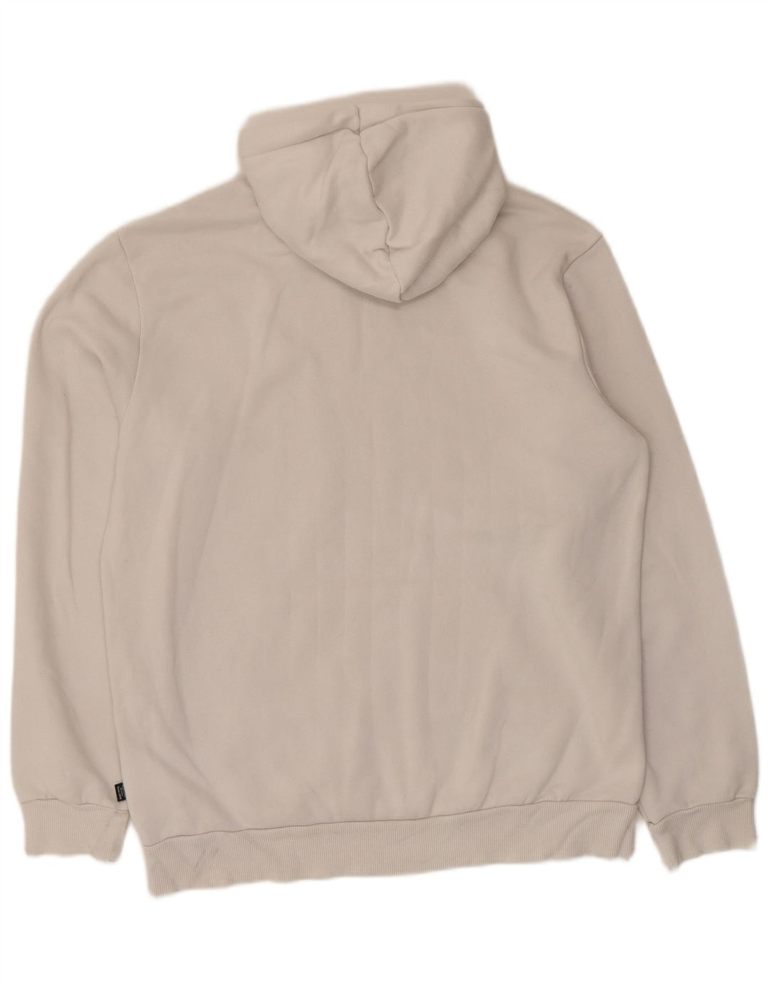 Puma Herren Grafik-Hoodie-Pullover aus mittelweißer Baumwolle