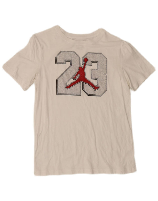 Jordan Jungen T-Shirt mit Grafik, 13–14 Jahre, XL, Weiß, Sport