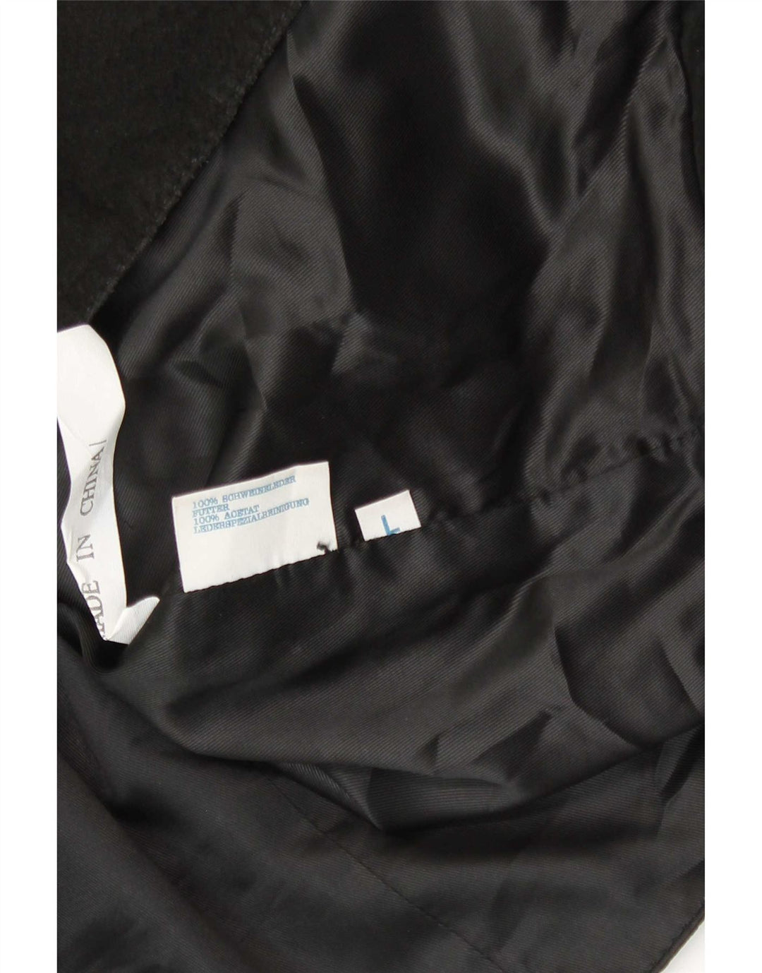 Vintage Herren Wildlederweste Großes schwarzes Leder